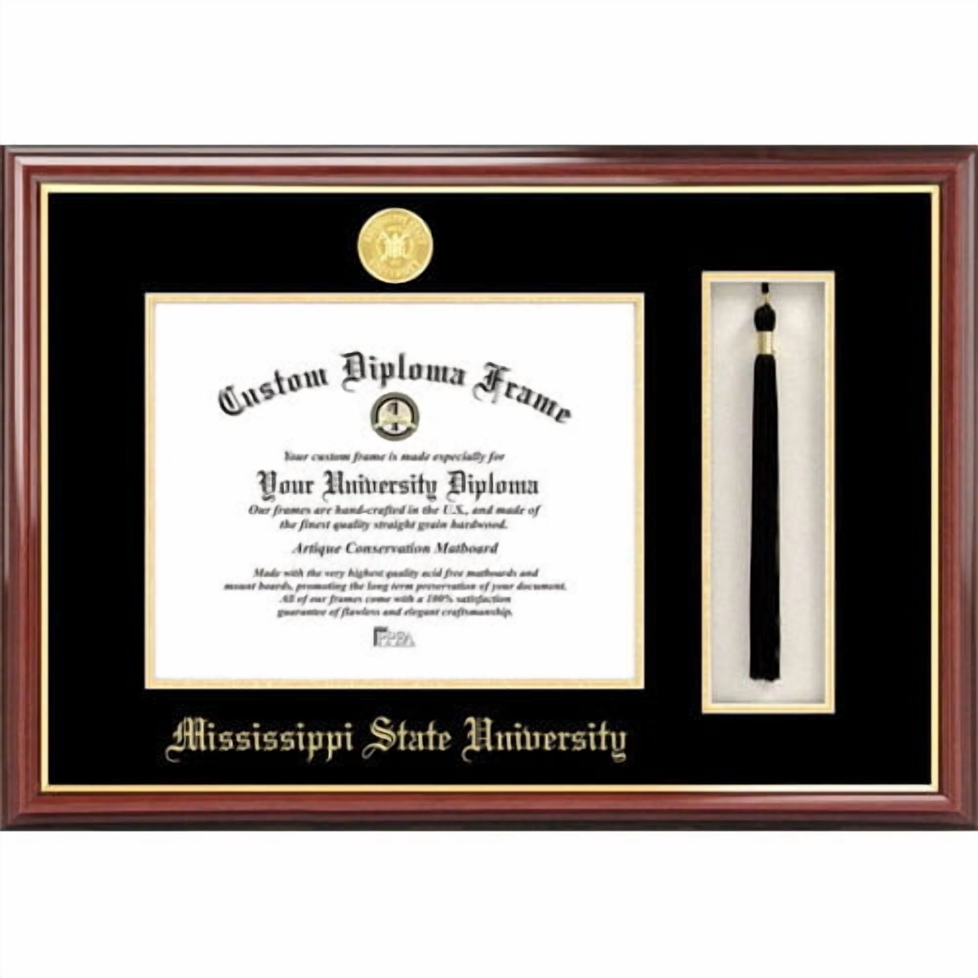 Campus Image MI987PMHGT Michigan State University-Spartan-Tassel Box and Diploma Frame