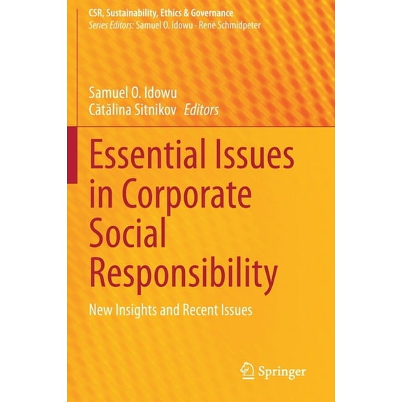 Csr, Sustainability, Ethics & Governance Essential Issues in Corporate Social Responsibility: New Insights and Recent Issues, (Paperback)