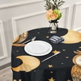 thumbnail image 6 of YAZAOO Round Tablecloth Owl Pattern Pattern Tableclothes, 6 of 8