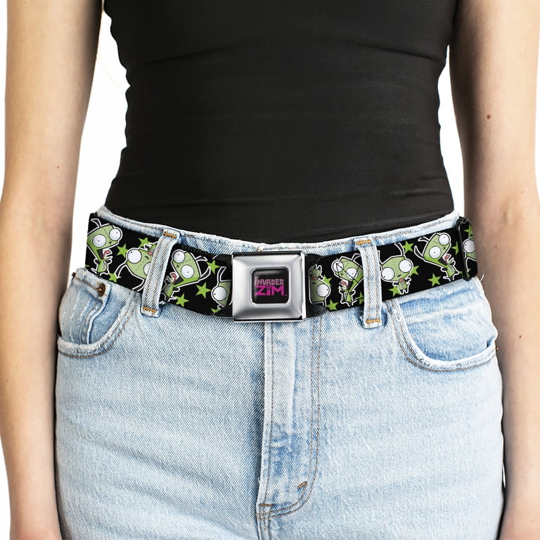 Invader Zim Belt, Seatbelt Buckle Belt, Invader Zim GIR  display picture 3