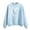 Light Blue, variant on Womens Basic Tops Fall Winter Loose Fit Crew Neck Long Sleeve Dolman Cold Shoulder Ribbed Knit Heart Print Leisure Cotton Sweatshirt (Grey,M)