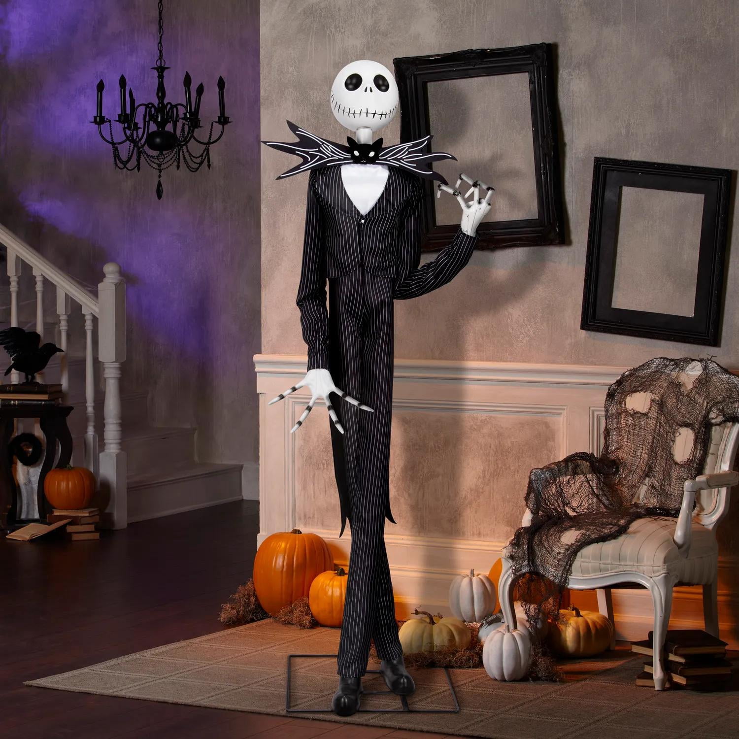 Gemmy 6.5 Ft Animated Jack Skellington Deluxe Decoration - Walmart.com