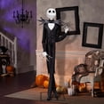 thumbnail image 3 of 6.5 Ft Animated Deluxe The Nightmare Before Christmas Jack Skellington Decoration - Black & Purple, 3 of 3