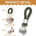 thumbnail image 3 of Uxcell 6 Pcs Clips para Toallas de Té con Asa de Algodón para Colgar, Ganchos de Toalla de Metal de 4.3 Pulgadas, Perchas de Tela Multifuncionales para el Hogar, Cocina y Baño, Verde (Redondo), 3 of 7