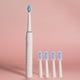 thumbnail image 1 of Electrodomésticos Cepillo de dientes portátil Cepillo de dientes para adultos con 4 cabezales de repuesto Blanqueador Limpieza Electrónica, Familias y Parejas Cepillo de dientes eléctrico, 1 of 6