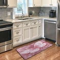 thumbnail image 4 of 39x20 Inch Non-Slip Floor Mat Hallway Runner Rug Entrance Floor Mat Runner for Kitchen and Living Room Soft Pink Butterfly, 4 of 8