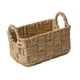 thumbnail image 5 of Cesta de almacenamiento de cuerda de papel, cesta de pan, cesta Rectangular apilable para servir comida, cesta decorativa para artículos diversos, 26cmx19cmx16cm, 5 of 8