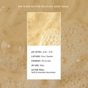 Naturium The Glow Getter Multi-Oil Hydrating Body Wash, Gentle Cleanser, 16.9 fl oz