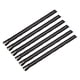 thumbnail image 1 of Paquete de 6 Zippers Separadores para Chaquetas con Tiradores de Anillo Elevador #3, Zippers de Aleación Coloridos de 17 Pulgadas para Reemplazo de Accesorios de Costura de Bolsas, Negro, 1 of 6