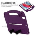 thumbnail image 4 of Dteck Crossbody Case For 10.2 iPad 8th Generation / iPad 7th Generation / iPad Pro 10.5 / iPad Air 3, Anti-Drop Shock Proof Light Weight Convertible Handle Kickstand Cover with Shoulder Strap, Purple, 4 of 5