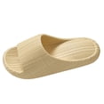 thumbnail image 3 of Agkizg Women Bathroom Slippers, Shower Shoes, Striped Eva Slide Sandals Odor Wear Casual Indoor Bathroom Shower Summer Slippers, 3 of 7