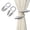 Gray, variant on Konghyp 2Pcs Curtain Tiebacks No-Hole Free Installation, Twisted Metal Live Buckle Tiebacks, Elegant Window Fixers for Home Decor, Versatile Ties for Living Rooms, Bedrooms, Offices