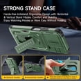 thumbnail image 6 of HCTian for Motorola Moto G Stylus 5G 2025 Case with 2 Pack Screen Protector, Upgrade Slide Camera Cover & Kickstand, Lanyard Strap, Military Grade Shockproof Heavy Duty Robust Bumper Phone Case, 6 of 7