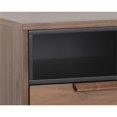 thumbnail image 4 of Sunpan Chaise Longue en Similicuir Moderne 17" Lincoln en Marron, 4 of 4
