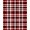 Red White Black, Pattern 1, variant on ODIKA Plaid Gingham Checkered Tartan Border Striped Front Layering Stain Resistant Low Profile for Dorm Room, Small Living Apartment