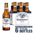 thumbnail image 2 of Budweiser Non-Alcoholic American Lager Beer 6 pack 12 fl oz Glass Bottles 0.0% ABV, 2 of 8