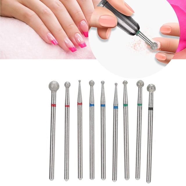 Brocas de Taladro de Umas, Cabezal de Molienda de Umas Resistente A Desgaste Duradero Multifuncional, Para Manicura del Salón de Unas