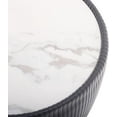 thumbnail image 2 of First of a Kind  Modern White Drum Coffee Table - Stylish Home Decor - N/A Grey, 2 of 6