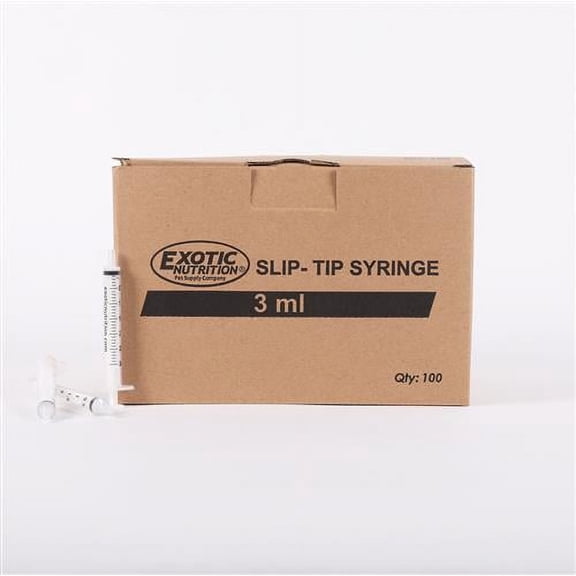 Exotic Nutrition 3mL Slip-Tip Syringe 100 pack