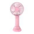 thumbnail image 1 of Ventilador de de mano, aire acondicionado, ventilador de bolsillo multifuncional, ventilador de refrigeración de aire, ventilador portátil Rosa, 1 of 9