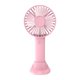 thumbnail image 1 of Ventilador de mesa portátil con soporte para teléfono, mini ventilador USB para exteriores, dormitorio, viajes Rosa, 1 of 9