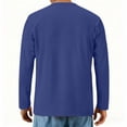 thumbnail image 3 of Big and Tall Men's Ribbed Knit V-Neck Shirts Long Sleeve Breathable Classic T-Shirts Athletic Lightweight Workout Tops Casual Shirts, 3 of 6