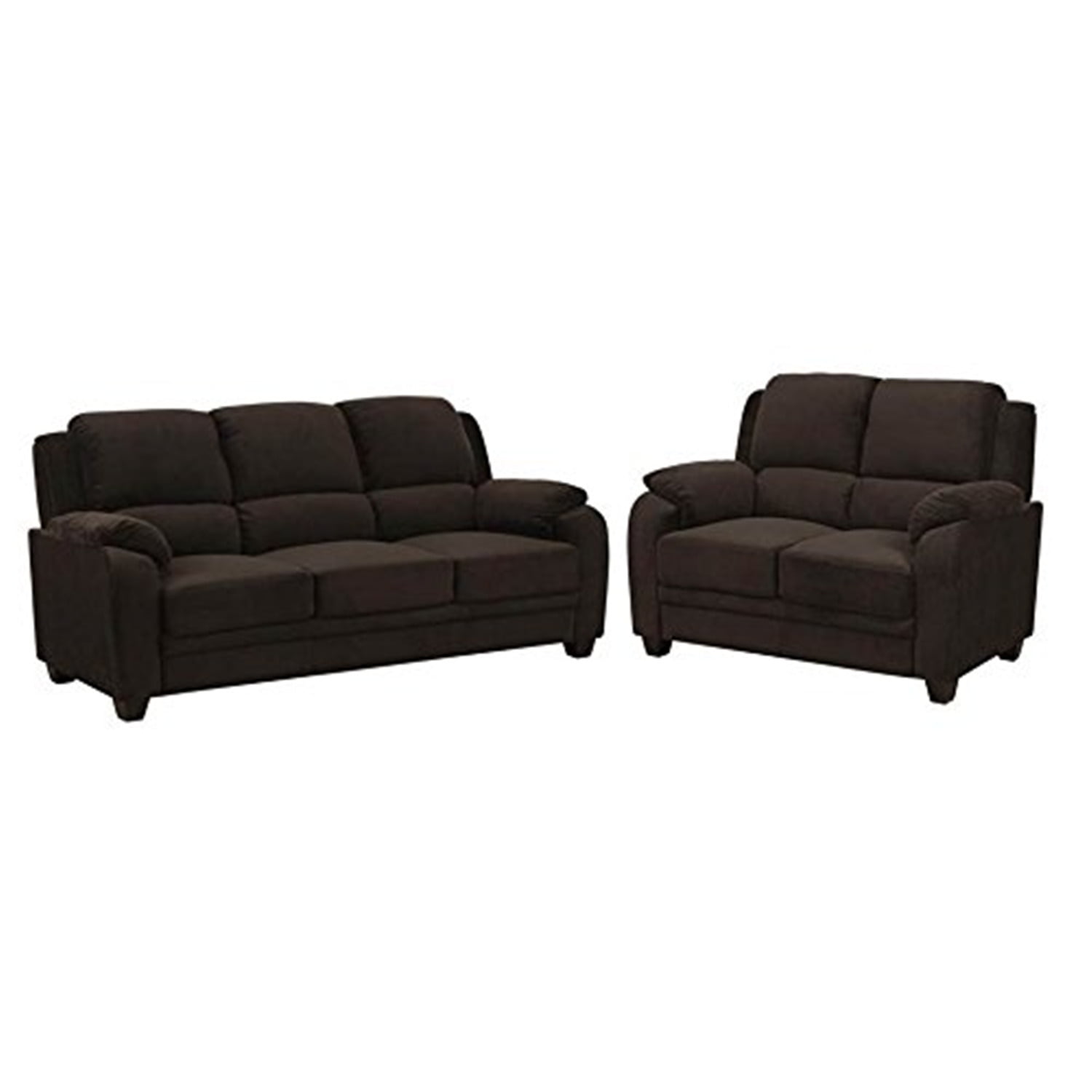 Coaster Northend 2piece Living Room Set ChocolateColorChocolate