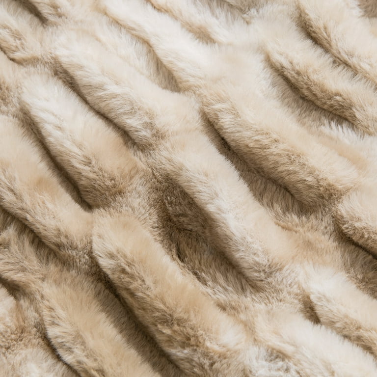 Walmart better homes and online gardens faux fur throw