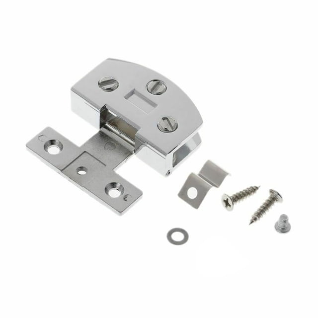 Glass Door Hinge Cupboard Display Cabinet Gate Clamp Furniture Hardware