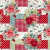 The Pioneer Woman 58" Anti-pill Fleece Cheerful Rose Print Sewing & Craft Fabric By the Yard, Multi-color