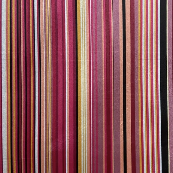 Decora Furnishings 54-Inch Luxurious Velvet Digitally Printed Striped Fabric by The Yard, Pink