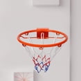 thumbnail image 1 of OULII Basketball Rim Replacement Heavy Duty Iron for Indoor Outdoor Use Orange  with NoDrill Installation, 1 of 8