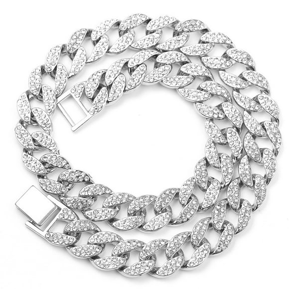 Cuban Link Chain, Link Chain Necklace Hiphop for Men for Christmas