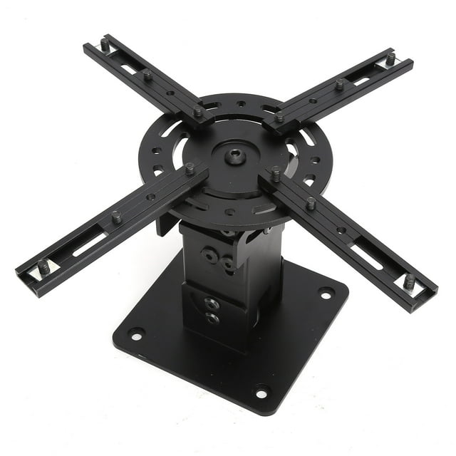 Support de Plafond pour Projecteur en Alliage d'Aluminium, Rotation à 360°, avec 4 Bras Réglables
