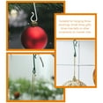 thumbnail image 3 of 100 Pcs Christmas Ball S-shaped Small Hook Party Decoration Tree Ornament Hooks, 3 of 6