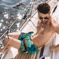 thumbnail image 2 of luoweisi Men's Beach Shorts Quick Dry Swim Trunks with Mesh Lining Sea Lion L, 2 of 5