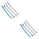 thumbnail image 2 of Toystoory Universal Pigtails Set 4 Kite Kitesurf Kiteboarding Supplies 1000KG Line Gris azul 4 piezas 2piezas, 2 of 6