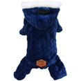 thumbnail image 1 of HSHDLDF Dog Snowsuit Coral Fleece Small Dog Winter Jacket Chihuahua Clothes Four Legs Dog Jumpsuit Puppy Snowsuit Dog Clothes Hoodie Windproof Warm for Pet Cat Puppy Chihuahua York, 1 of 6