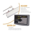 thumbnail image 2 of SDS6-2V 2-axis Digital Readout DRO And Ka300 Ka500 Linear Scale 50-750mm Suitable For 6140 Lathe Milling Machine, 2 of 6