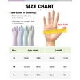 thumbnail image 6 of Dishwashing Rubber Gloves for Cleaning 4 Pairs Reusable Kitchen Glove for Washing Dishes Household Bathroom Gloves Non-Slip Long Lasting Colorful M, 6 of 6