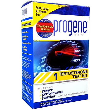 Progene At Home Testosterone Test Kit, 1 Ct (Best Test For Testosterone Levels)