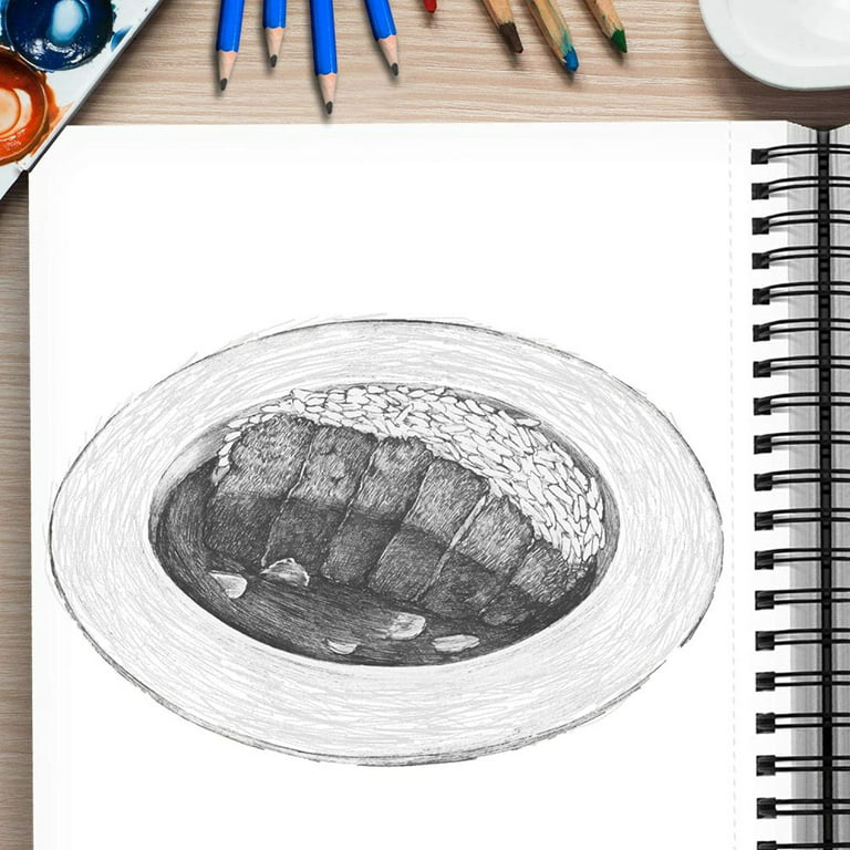 Biplut A4/A5 32 Sheets Waterproof Spiral Marker Pads Sketch Book