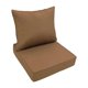 thumbnail image 1 of Juego de cojines de asiento profundos para exterior, almohadilla de espuma universal de alta densidad para sofá. Café, 1 of 9