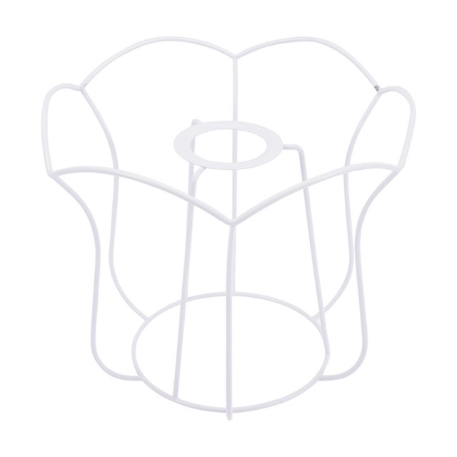 POINTERTECK Lampshade Frame E27 Light Socket Chandelier Shade Ring Fitter Iron Lampshade