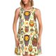thumbnail image 1 of Fotbe Cute Owls Vestido de Verano sin Mangas para Mujer – Vestido Midi Línea A, Estilo Camiseta Floral, Vestido Playero Casual y Fluido, 1 of 7