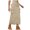 Khaki independence day dresses for women, variant on Dianli Skirts for Women Solid Maxi Summer Skirt Evening Loose Fashion Denim Pocket Cargo Skirts Khaki M