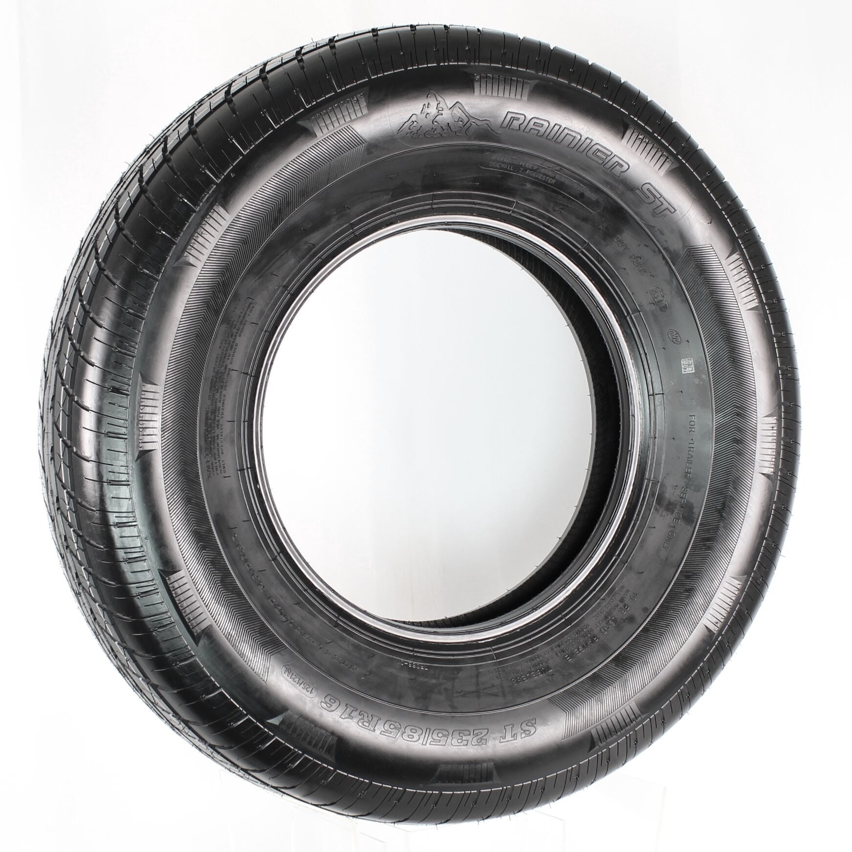 Ecustomrim Rainier Radial Trailer Tire St235 85r16 Load Range E 3640 Lb 80 Psi Walmart Com