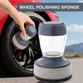 thumbnail image 3 of Reusable Tire Shine Applicator Pad for Car & Truck Detailing, No-Drip Foam Sponge for All Tire Shine Gels, Professional Car Care Tool, 3 of 10