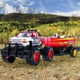 thumbnail image 2 of Speed Max King Friction-Powered Toy Truck with Speed Boat & Trailer – Play Vehicle Set, 2 of 8