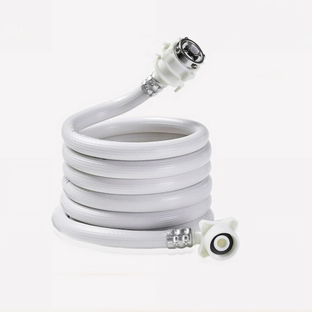 Inlet PVC Washing Machine Water Inlet Pipe with Steel Connector Extension Tube Washing Machine Hoses for Water Injection